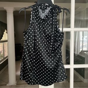 Style & Co, sleeveless polyester/spandex blouse